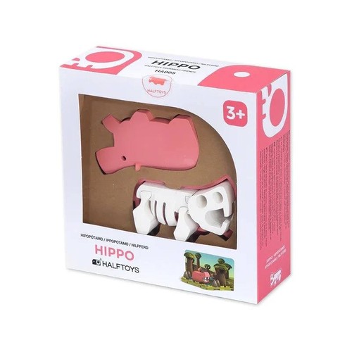 Half safari hippo - hippo, magnetic
